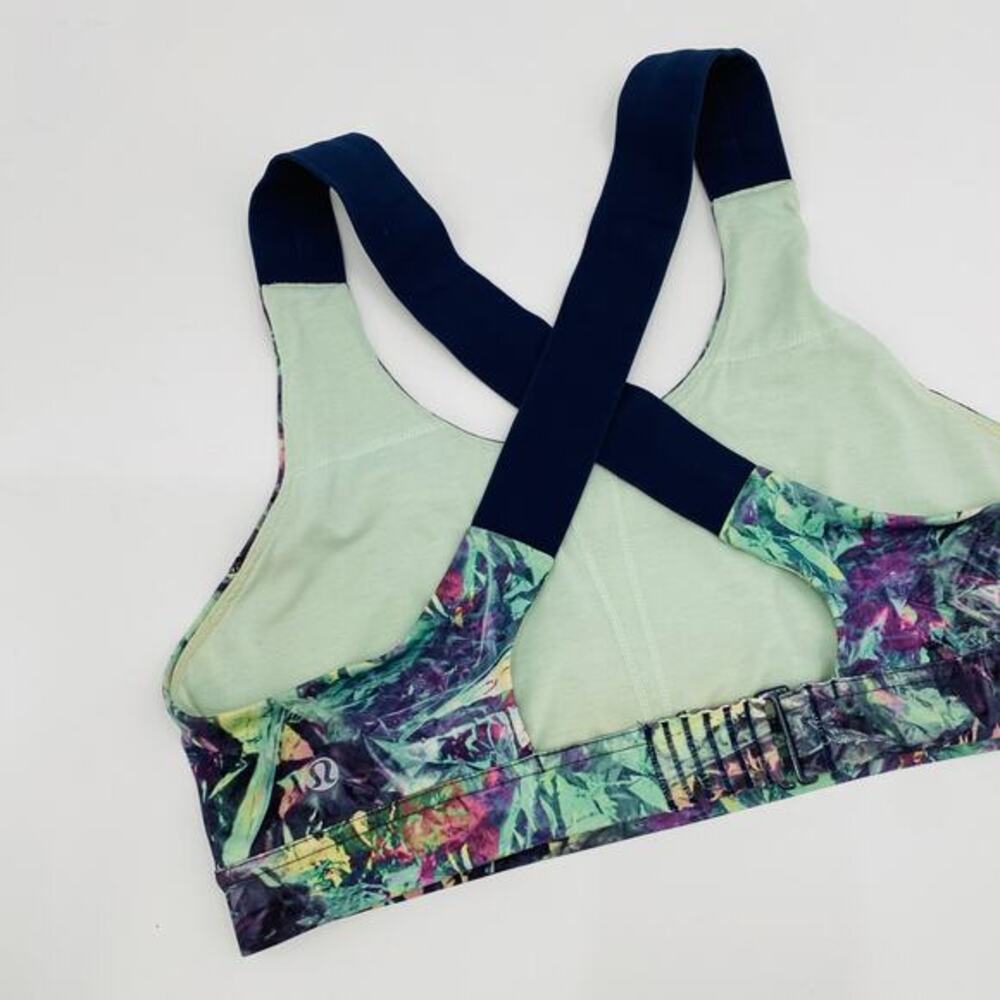 Lululemon colorful X strap sports bra